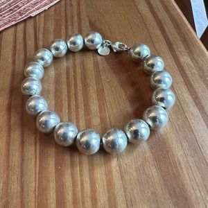 Tiffany & Co. sterling silver ball bracelet